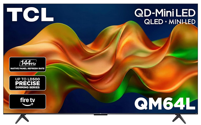 TCL 65 Inch QM64L Mini LED QLED 4K HDR Smart Fire TV TCL 65 Inch QM64L Mini LED QLED 4K HDR Smart Fire TV