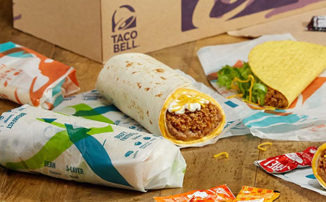 Taco Bell Beefy 5 layer Burrito