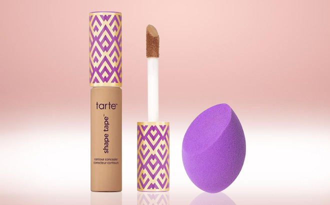 Tarte Shape Tape Concealer with Quickie Blending Sponge Tarte Shape Tape Concealer with Quickie Blending Sponge