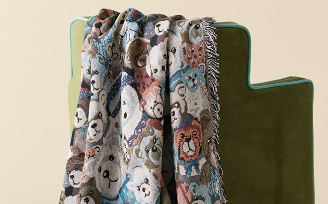 Teddy Bear Tapestry Throw Blanket Teddy Bear Tapestry Throw Blanket