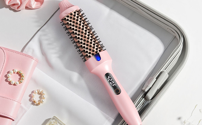 Thermal Hair Brush on the Table