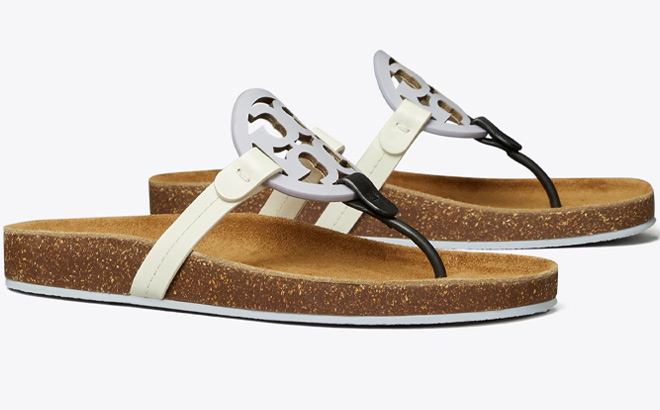 Tory Burch Miller Cloud Sandals in Spring Lavender