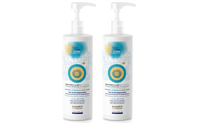 Tweakd by Nature Blue Vanilla Sky Hair and Scalp Cleanser Tweakd by Nature Blue Vanilla Sky Hair and Scalp Cleanser