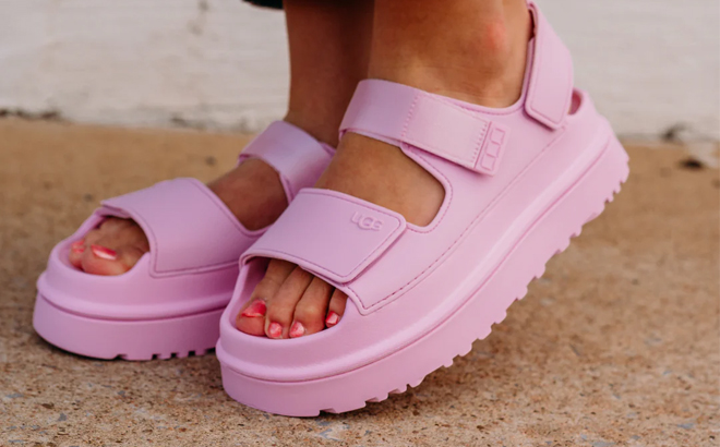UGG Pink Goldenglow Sandals