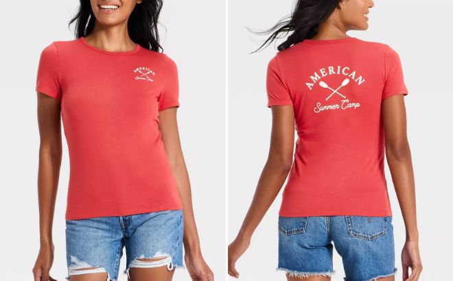 Universal Thread Womens Short Sleeve Graphic T Shirt Universal Thread Womens Short Sleeve Graphic T Shirt