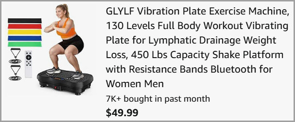 Vibration Plate Exercise Machine at Checkout Vibration Plate Exercise Machine at Checkout