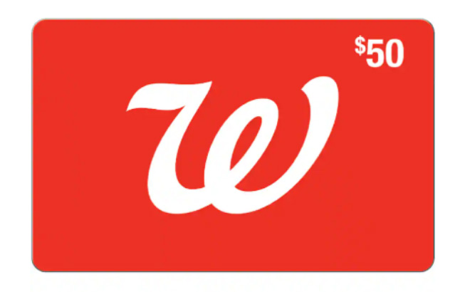 Walgreens 50 eGift Card Walgreens 50 eGift Card