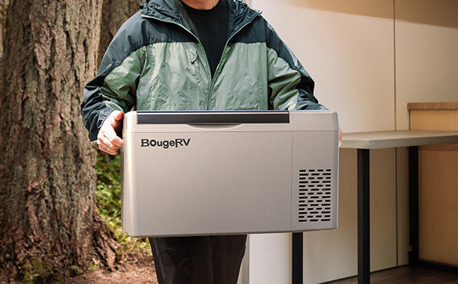 23 Quart BougeRV Portable 12V Car Refrigerator
