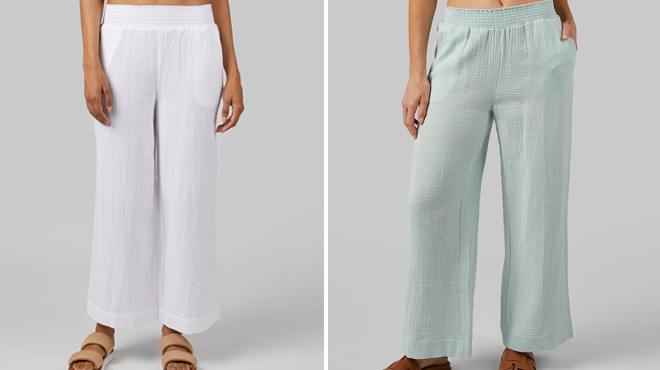 32 Degrees Womens Soft Gauze Ankle Pants
