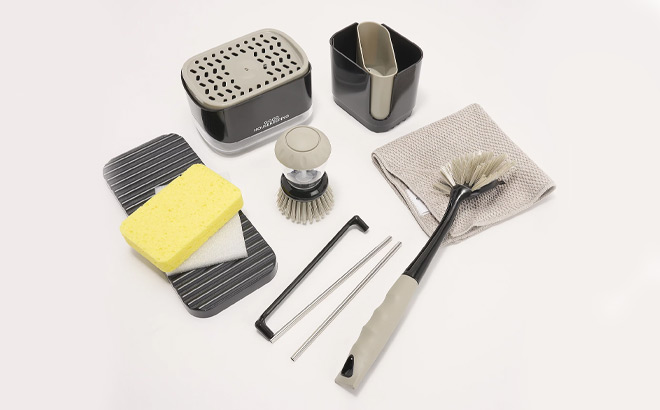 4 Piece Kitchen Cleaning Set