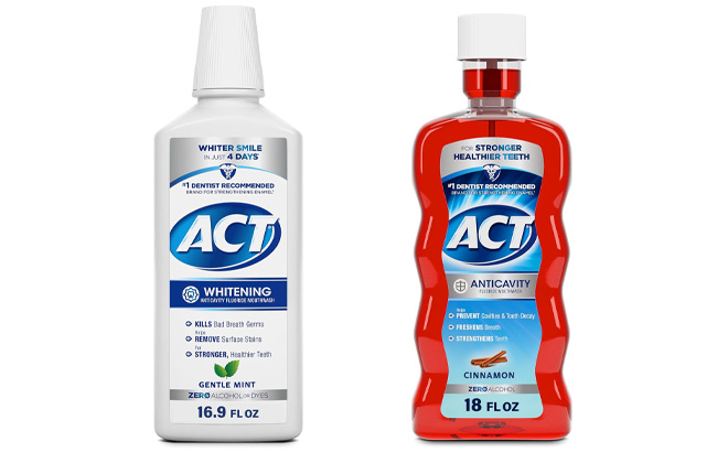 ACT Whitening Anticavity Fluoride Mouthwash ACT Whitening Anticavity Fluoride Mouthwash