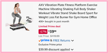 AXV Vibration Plate Exercise Machine Checkout Page AXV Vibration Plate Exercise Machine Checkout Page