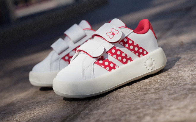 Adidas Disney Minnie Mouse Kids Grand Court Shoes