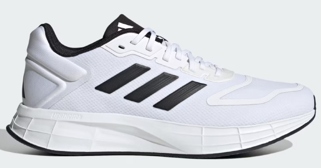 Adidas Mens White Duramo 10 Running Shoes