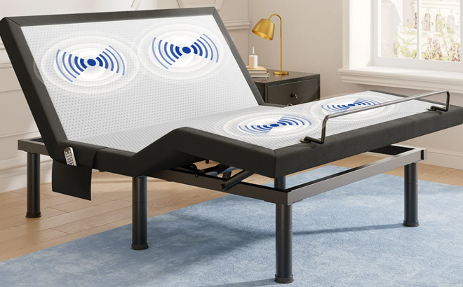 Adjustable Bed Frame with Remote Massage Adjustable Bed Frame with Remote Massage