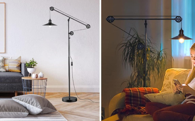 Adjustable Industrial Floor Lamp Adjustable Industrial Floor Lamp