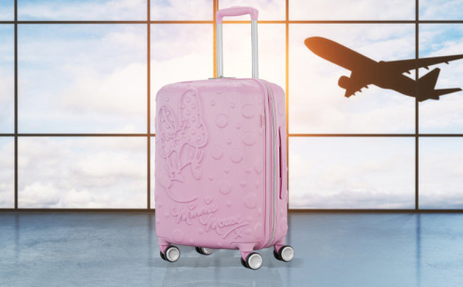 American Tourister Disney Minnie Mouse Molded Hardside Spinner Luggage American Tourister Disney Minnie Mouse Molded Hardside Spinner Luggage