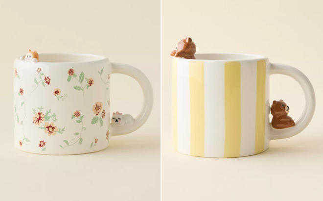 Animal Friends Ceramic Mugs Animal Friends Ceramic Mugs