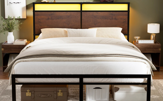Antioch Metal Platform Bed Antioch Metal Platform Bed