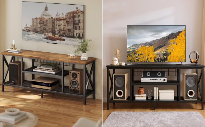 Asofer Industrial TV Stand