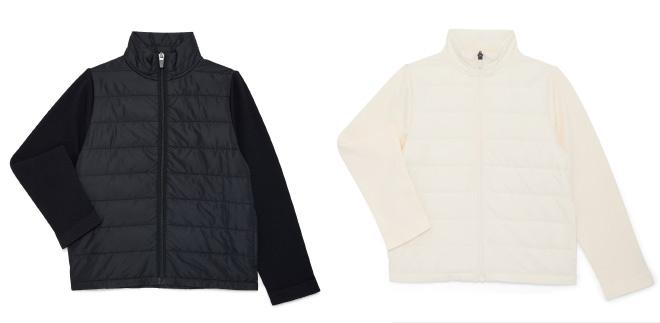 Athletic Works Girls Quilted Jacket