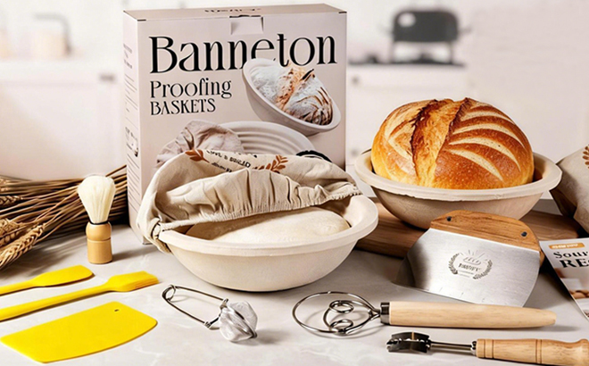 BAVIFY Sourdough Starter Kit on a Table