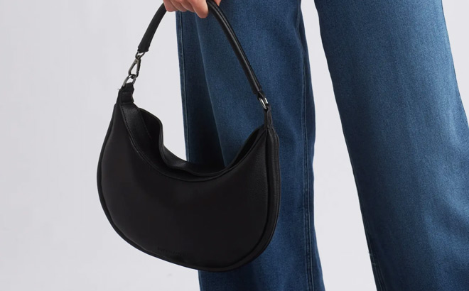 BCBG Convertible Faux Leather Shoulder Bag BCBG Convertible Faux Leather Shoulder Bag