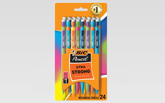 BIC 24 Count Xtra Strong Mechanical Pencils