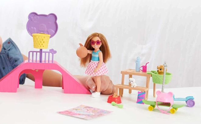 Barbie Chelsea Doll Skate Park Playset