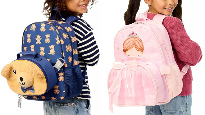 Biz Bean Toddler Bear Backpack Lunch Bag