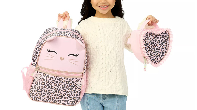 Biz Bean Toddler Girls Butterfly Backpack Lunch Bag