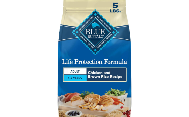 Blue Buffalo Life Protection Formula Chicken Brown Rice Adult Dry Dog Food 5Lbs Blue Buffalo Life Protection Formula Chicken Brown Rice Adult Dry Dog Food 5Lbs