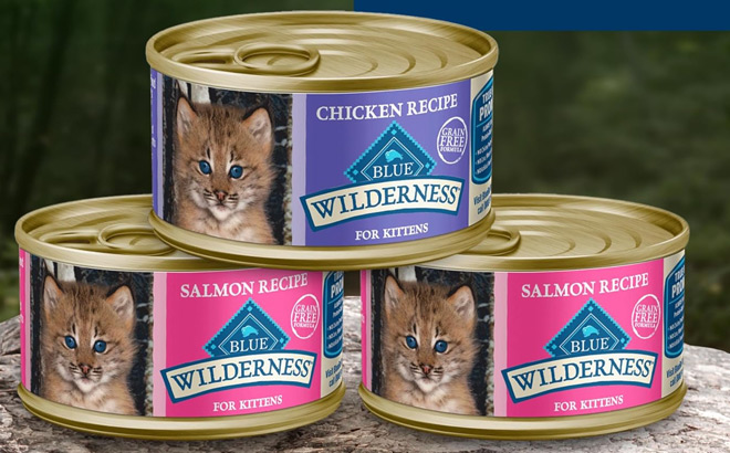 Blue Buffalo Wilderness Kitten Chicken Pate Salmon Pate Wet Cat Food 6 Pack Blue Buffalo Wilderness Kitten Chicken Pate Salmon Pate Wet Cat Food 6 Pack