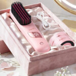 Bopcal Hair Straightener Brush on the Table