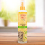 Burts Bees Deodorizing Spray for Dogs on the Table