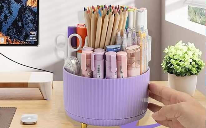 Camelmother 360°Rotating Pen Pencil Holder