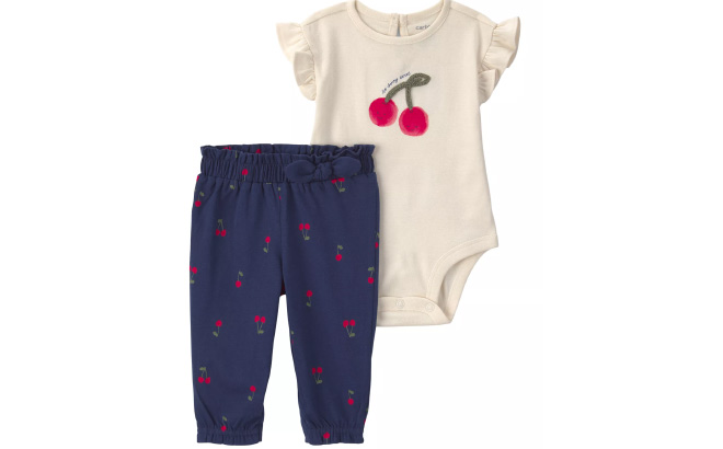 Carters Baby Girls 2 Piece Set Carters Baby Girls 2 Piece Set