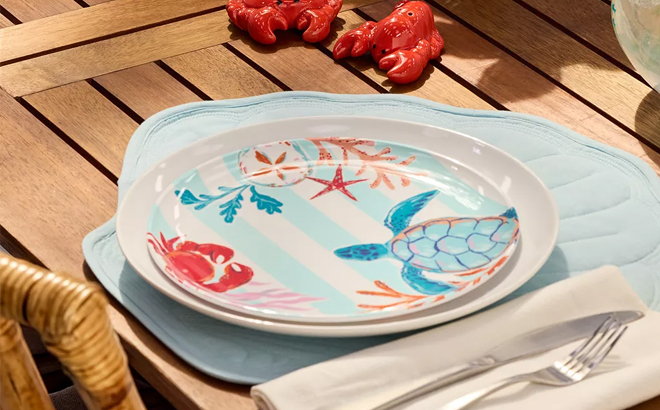 Celebrate Together Coastal Salad Plate Celebrate Together Coastal Salad Plate