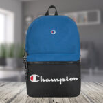 Champion Manuscript Backpack on the Table