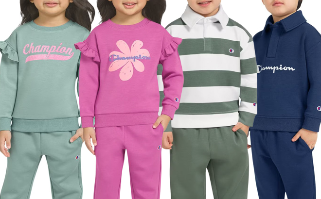 Champion Toddler 2 Piece Active Sets Champion Toddler 2 Piece Active Sets