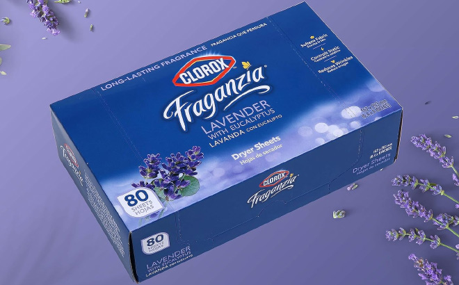 Clorox Fraganzia Fabric Softener Dryer Sheets