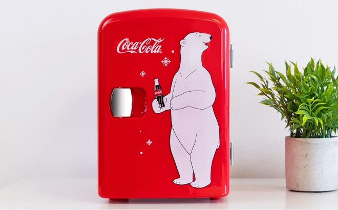 Coca Cola Polar Bear 4L Mini Fridge