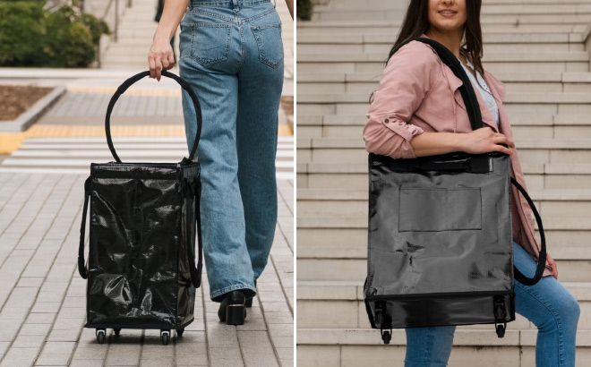 Collapsible Rolling Tote Collapsible Rolling Tote