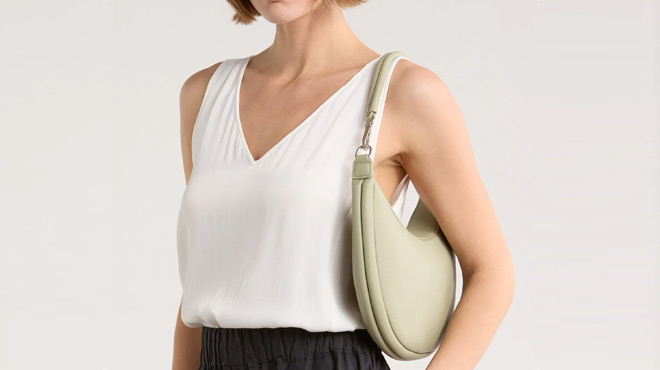 Convertible Faux Leather Shoulder Bag Convertible Faux Leather Shoulder Bag