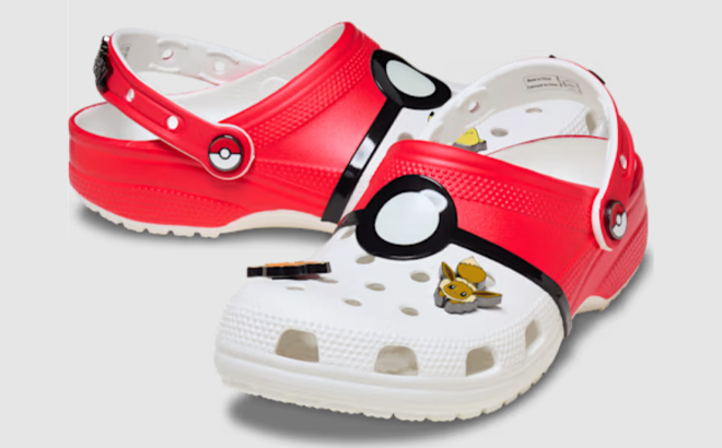 Crocs Pokemon Poke Ball Classic Clogs Crocs Pokemon Poke Ball Classic Clogs