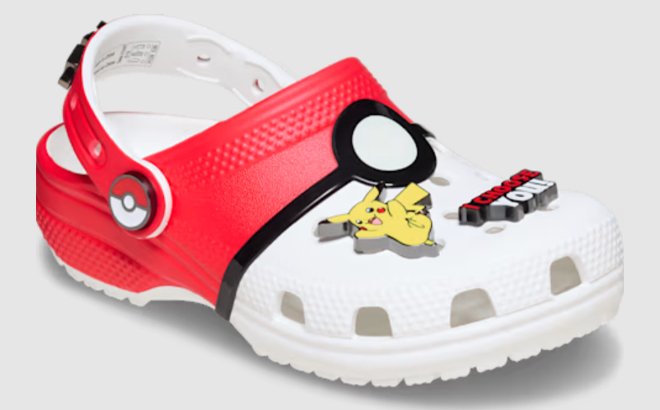 Crocs Toddler Pokemon Poke Ball Classic Clogs Crocs Toddler Pokemon Poke Ball Classic Clogs