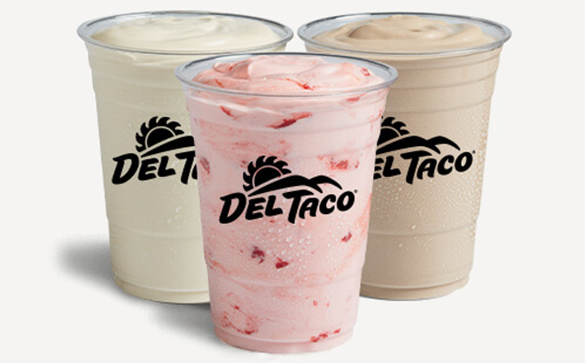 Del Taco Regular Shakes