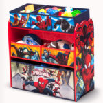 Delta Children Multi Bin Toy Organizer with Marvel Spider Man