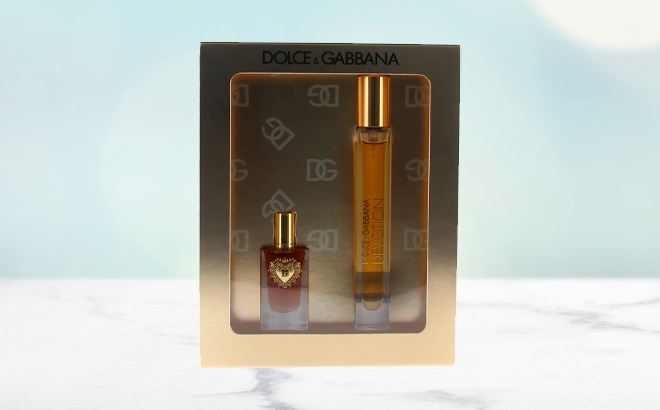 Dolce Gabbana Devotion EDP Set on the Table