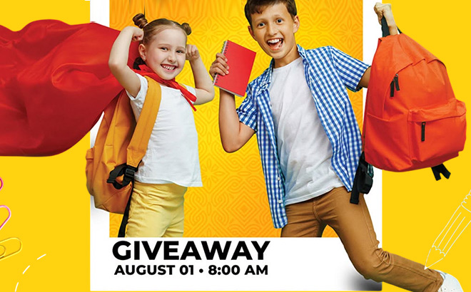 FREE Backpacks at Tonys Fresh Market